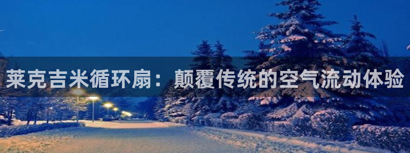 凯发k8国际真人娱乐手机app：莱克吉米循环扇：颠覆传统的空气流动体验
