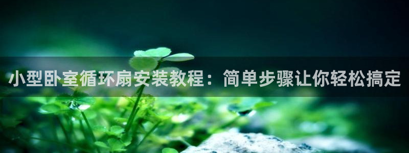 凯发k8国际版官网：小型卧室循环扇安装教程：简单步骤让你轻松搞定