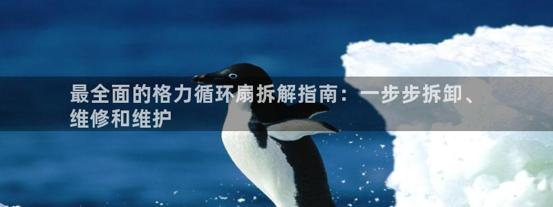 凯发k873：最全面的格力循环扇拆解指南：一步步拆卸、
维修和维护