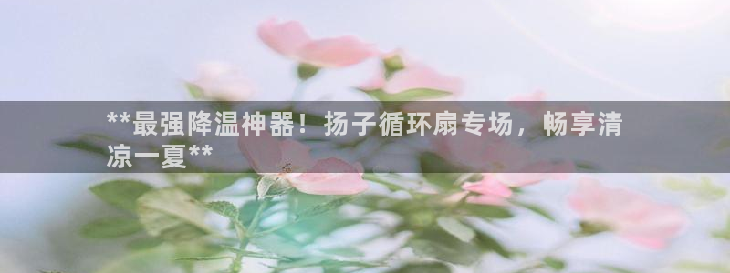 凯发唯一官方网站：**最强降温神器！扬子循环扇专场，畅享清
凉一夏**