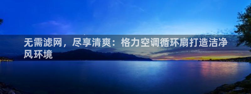 凯发k8国际下载：无需滤网，尽享清爽：格力空调循环扇打造洁净
风环境