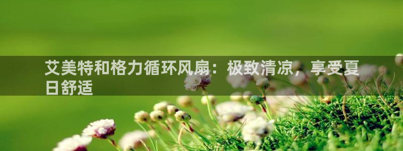 凯发app可信吗：艾美特和格力循环风扇：极致清凉，享受夏
日舒适
