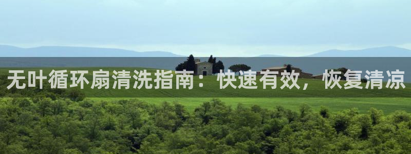 凯发首页：无叶循环扇清洗指南：快速有效，恢复清凉