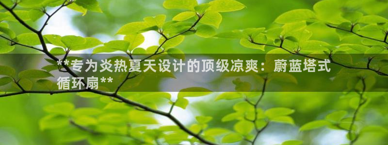 凯发k8旗舰厅app下载i来就送38元：**专为炎热夏天设计的顶级凉爽：蔚蓝塔式
循环扇**